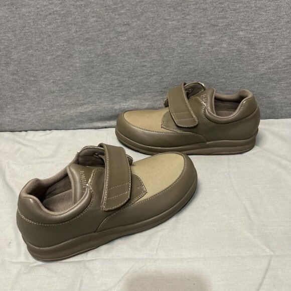 PW Minor Pleasure Strap Taupe Leather Orthopedic Shoes Womens Size 7 W - Picture 4 of 7